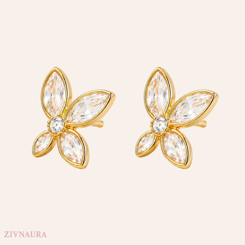 Flower Sparkle studs